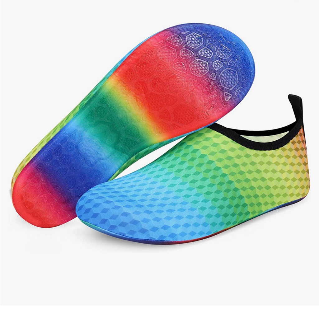 Anluke Unisex Quick Dry Water Shoes Barefoot Aqua Colorful Yoga Socks